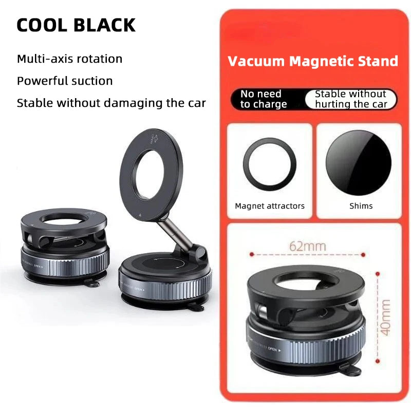 360° Rotation Car Dashboard Holder Magnetic Suction Cup Holder