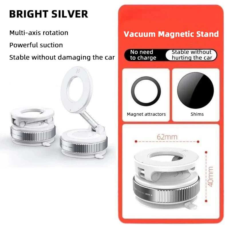 360° Rotation Car Dashboard Holder Magnetic Suction Cup Holder