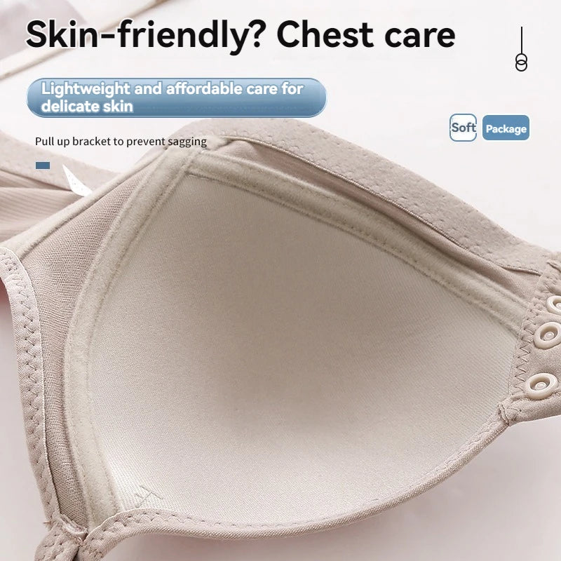 Comfortable Wire-Free Bra with Thin Cup for Women